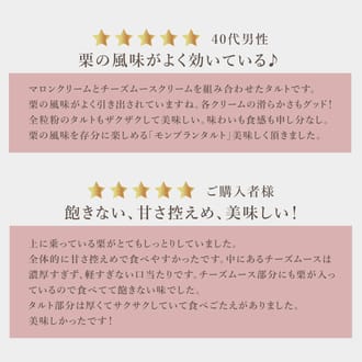 モンブラン好きさのための濃厚モンブランチーズタルト18㎝