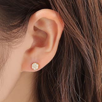 K18 ダイヤ ピアス DIA トータル 0.40CT