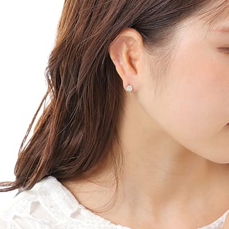 K18 ダイヤ ピアス DIA トータル 0.40CT