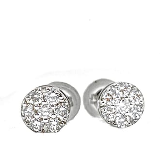 プラチナ900 ダイヤ ピアス DIA トータル 0.4CT