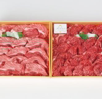豊の香 クイーンビーフ しゃぶしゃぶ 食べ比べ （肩ロース・もも）計1kg