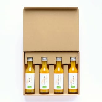 100%ストレート みかんジュース 4品種飲み比べセット