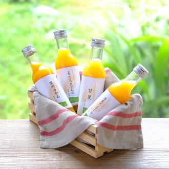 100%ストレート みかんジュース 4品種飲み比べセット