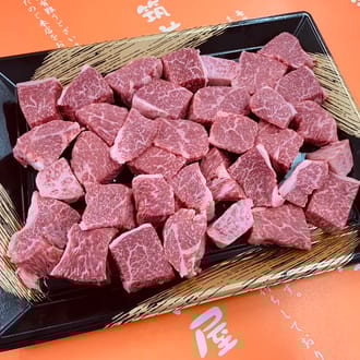 【九州・福岡・博多和牛】モモサイコロステーキ用750g
