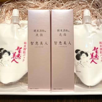 智恵美人純米酒粕パック・純米酒粕洗顔 各2個セット