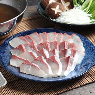 豊後絆屋のかぼすブリしゃぶセット 切身350g（だしスープ付）