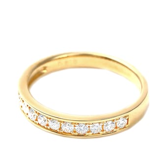 K18 DIA RING 0.3CT 一文字リング