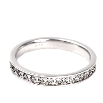 プラチナ ダイヤ フルエタニティ リング 0.30CT