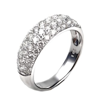 プラチナ ダイヤ パヴェ 1.0CT リング