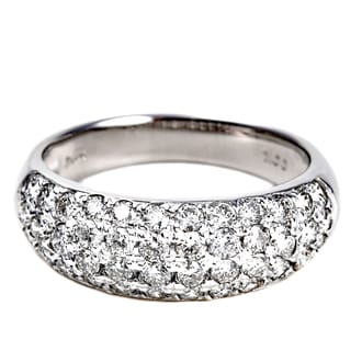 プラチナ ダイヤ パヴェ 1.0CT リング
