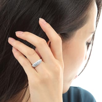 プラチナ ダイヤ パヴェ 1.0CT リング