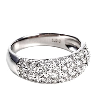 プラチナ ダイヤ パヴェ 1.0CT リング