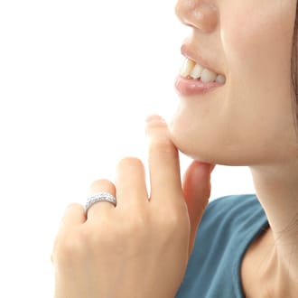 プラチナ ダイヤ パヴェ 1.0CT リング
