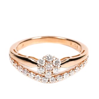 K18PG ダイヤ 0.5CT リング