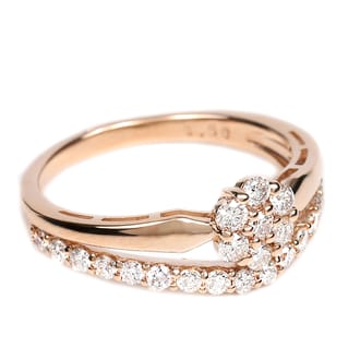 K18PG ダイヤ 0.5CT リング