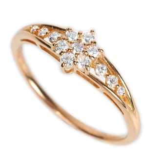 K18PG  ダイヤ リング 0.2CT