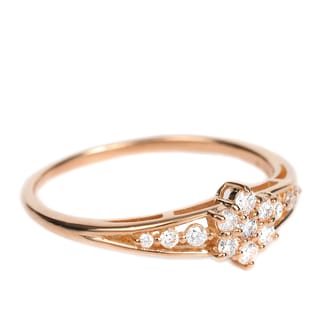 K18PG  ダイヤ リング 0.2CT
