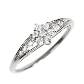 プラチナ ダイヤ リング 0.2CT