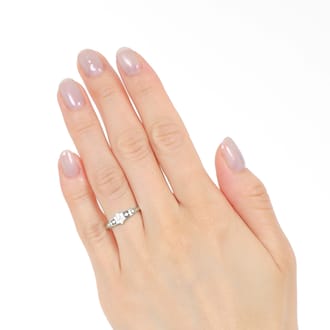 プラチナ ダイヤ リング 0.2CT