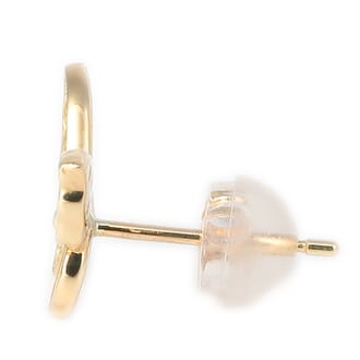 K18 ダイヤ 蝶々 ピアス トータル0.2ＣＴ
