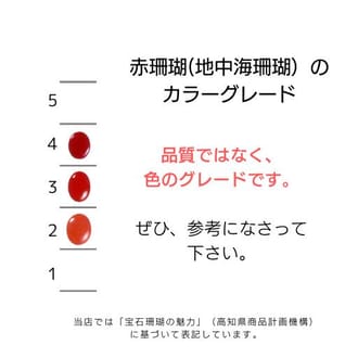 赤珊瑚のピアス