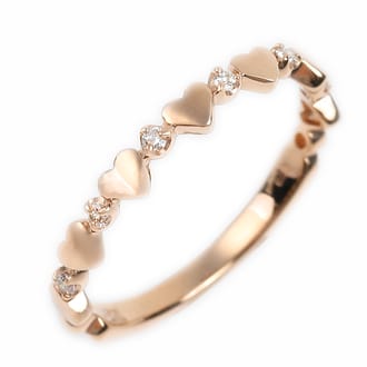 K18PG ダイヤ リング 0.06CT