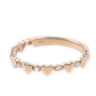 K18PG ダイヤ リング 0.06CT