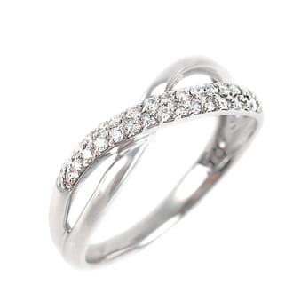 プラチナ　ダイヤ　リング　パヴェ 0.2CT