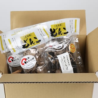 山の幸詰合A（乾しいたけどんこ５０g×３袋、黒きくらげ４０ｇ×１袋）