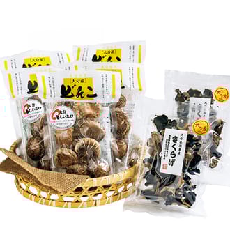 山の幸詰合B（乾し椎茸どんこ５０g×５袋、黒きくらげ４０ｇ×２袋）