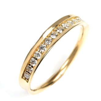 K18 ダイヤ リング 0.20CT 縁あり