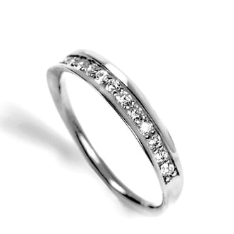 プラチナ ダイヤ リング 0.20CT 縁あり