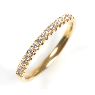 K18 ダイヤ リング　0.20ＣＴ　ハーフエタニティ