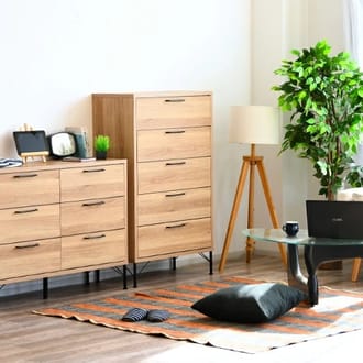 チェスト タンス ロータイプ 低め 木目調 日本製 木製 引出し付き 3段 幅120cm 収納家具 衣類収納 衣類タンス