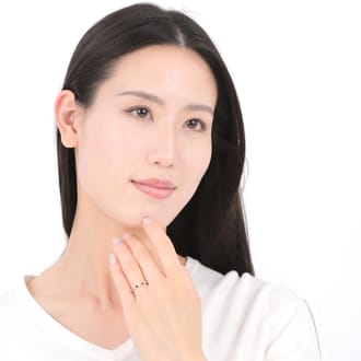 プラチナ　ダイヤ　ルビー　リング　R3965RB-P