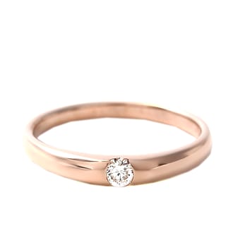 K10PG DIA RING 0.10CT R3620DIR2
