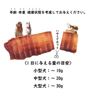 ペットフード　「牛タンの皮ジャーキー」愛犬のおやつ 100g/２袋