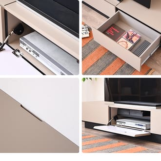 テレビ台 ローボード スリット加工 完成品 日本製 国産 テレビボード ロータイプ 引き出し 180cm 木製