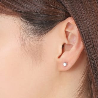 VSダイヤモンドトータル0.2ＣＴアップピアス　E207DI-P