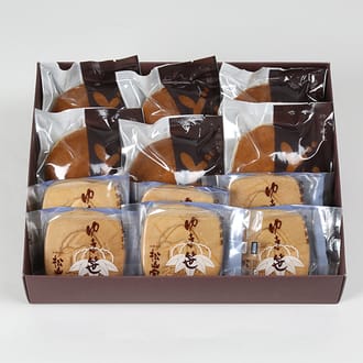 松山堂のどら焼き＆ゆき笹（もなか） 各6個セット
