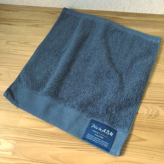 ハンドタオル（インディゴブルー）同色３枚
