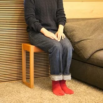 寄木スツール（モカ）