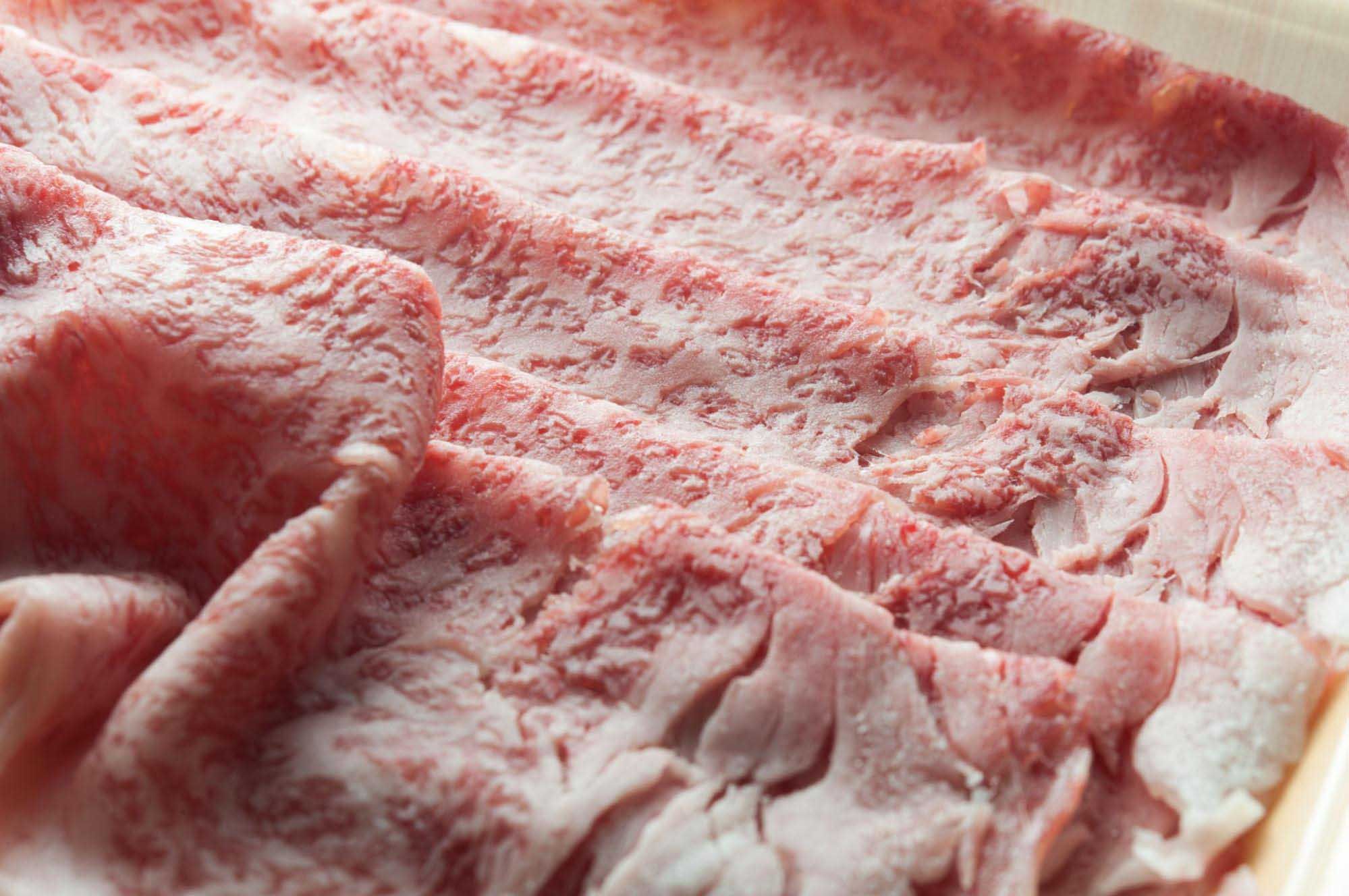 冷凍の薄切り肉