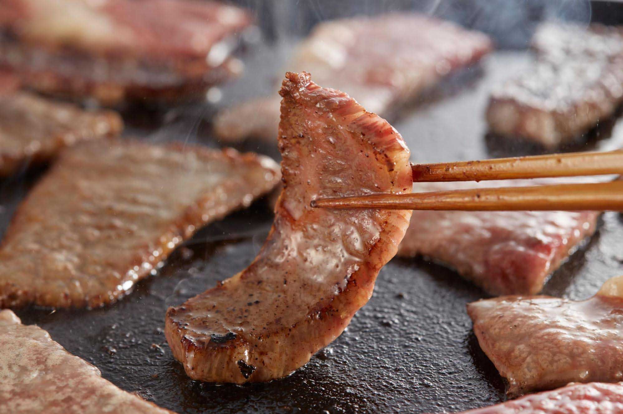 薄切り肉の焼き肉