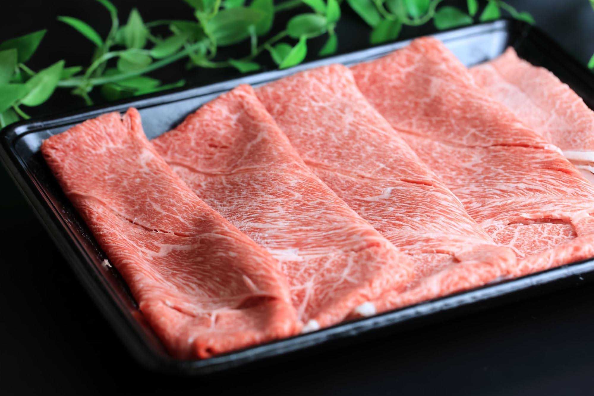 宮崎牛のすき焼き用スライス